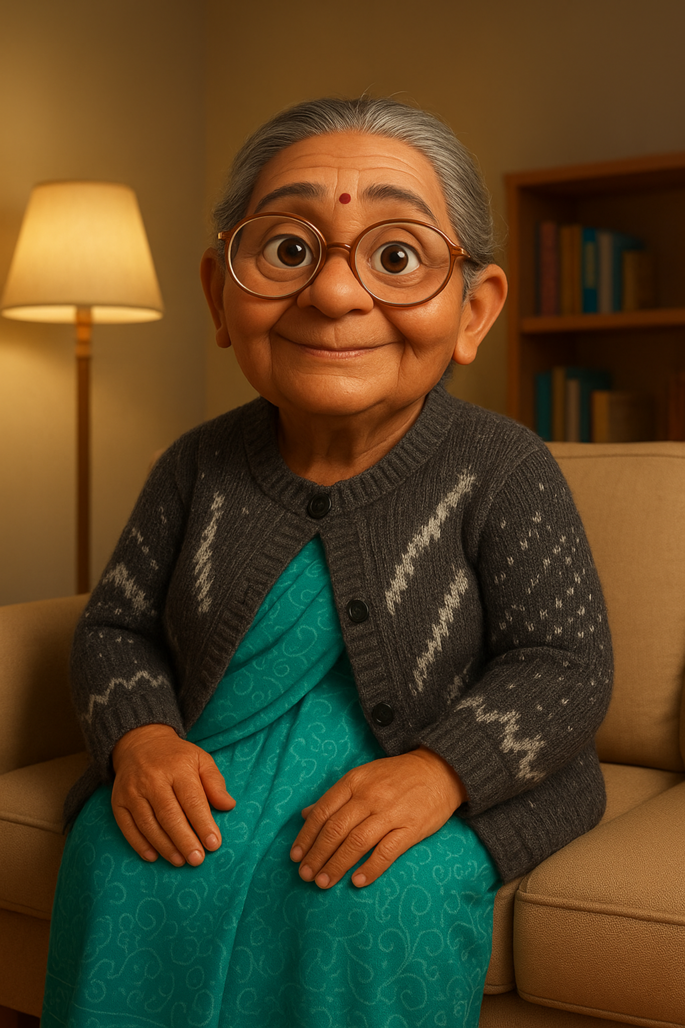 DigitalDosi cartoon Indian grandma
